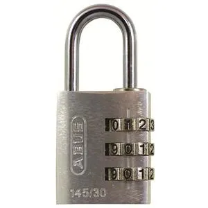 Abus 145 Series 30mm Open Shackle Combination Locks