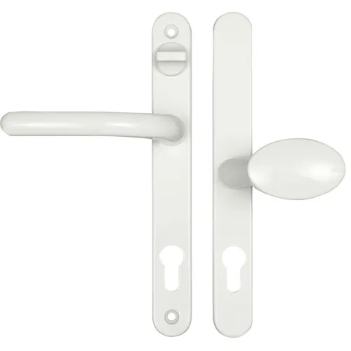 Fab & Fix Balmoral Lever Moveable Pad UPVC Multipoint Door Handles - with Snib 92mm/62mm Sprung 212mm Screw Centres