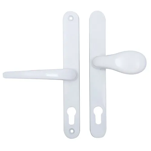 Cego Lever Moveable Pad UPVC Multipoint Door Handles - 70mm/92mm PZ Sprung 215mm Screw Centres