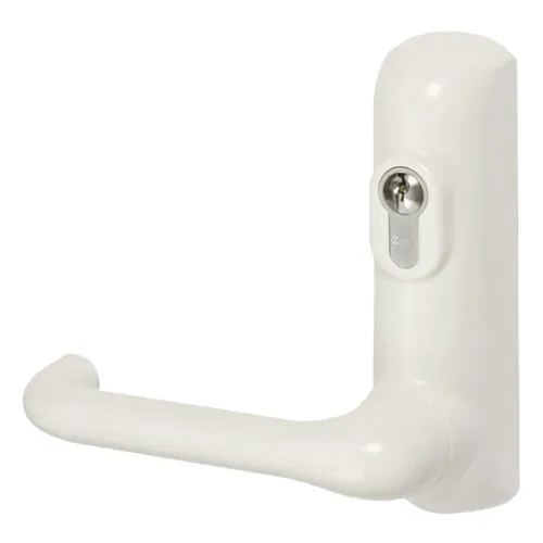 Exidor 500 Series Outside Access Device - Lever Handle with Euro Cylinder - For UPVC Doors