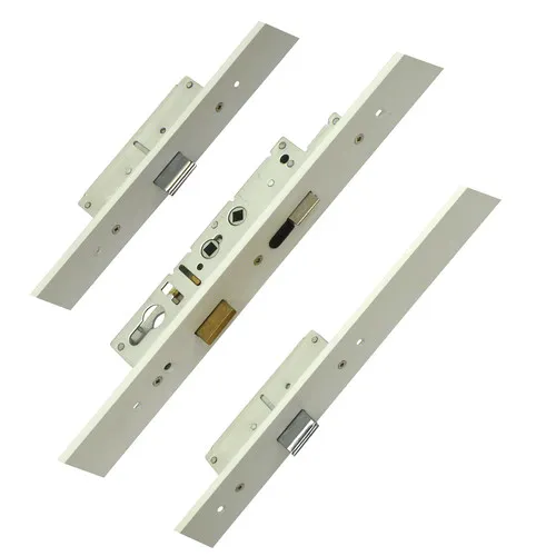 Fullex Crimebeater Latch 3 Deadbolts Flat 44mm White Faceplate Double Spindle Multipoint Door Lock