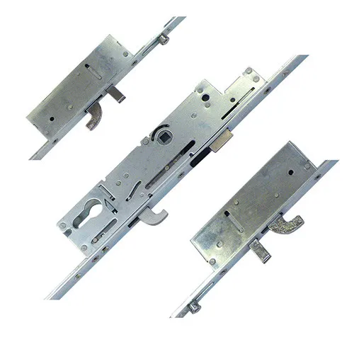 Fullex XL Latch 3 Hooks 2 Anti Lift Pins 2 Rollers Multipoint Door Lock - Option 1 (top hook to spindle = 518mm)