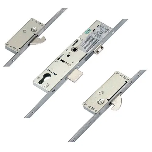 ERA Latch Deadbolt 2 Large Hooks Split Spindle Multipoint Door Lock - Option 1 (top hook to spindle = 570mm)