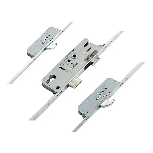 Fuhr 859 Type 4 Latch Deadbolt 2 Hooks Split Spindle Multipoint Door Lock - 16mm Faceplate (top hook to spindle = 730mm)