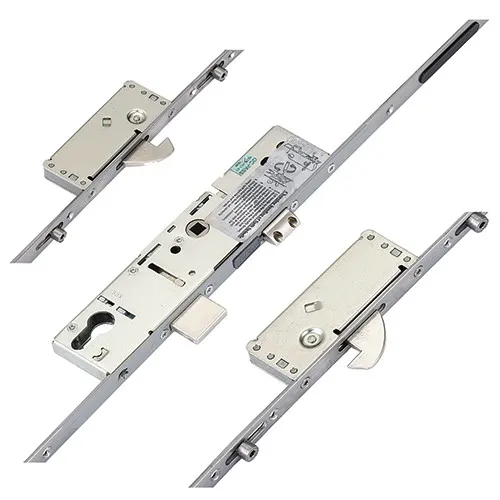 ERA Latch Deadbolt 2 Hooks 4 Rollers Split Spindle Multipoint Door Lock - Option 1 (top hook to spindle = 610mm)