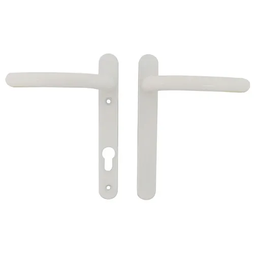 Fab & Fix Windsor Blank Lever Lever UPVC Multipoint Door Handles -  92mm PZ Sprung 122mm Screw Centres