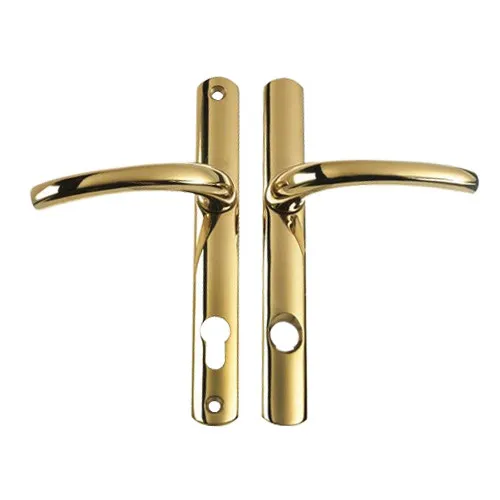 Yale TS007 2* Lever Lever UPVC Multipoint Door Handles -  92mm PZ Sprung 215mm Screw Centres