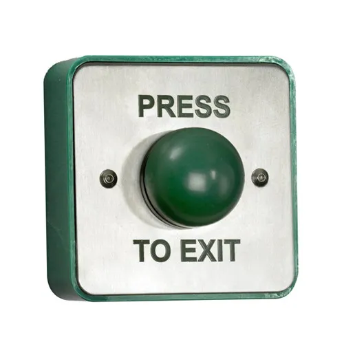 TSS Stainless Steel Standard Dome Exit Button Surface or Flush Mounted