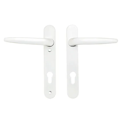 TSS Lever Lever UPVC Multipoint Door Handles -  92mm PZ Sprung 122mm Screw Centres