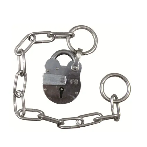 Fire Brigade FB1 Open Shackle Galvanised Padlock with Chain