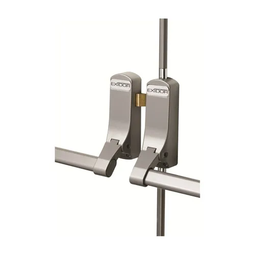 Exidor 285 Three Point EN1125 Double Rebated Push Bar Set - For Wooden Panic Exit Doors