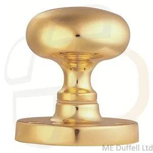 Victorian Half Sprung Concealed Mushroom Mortice Knob