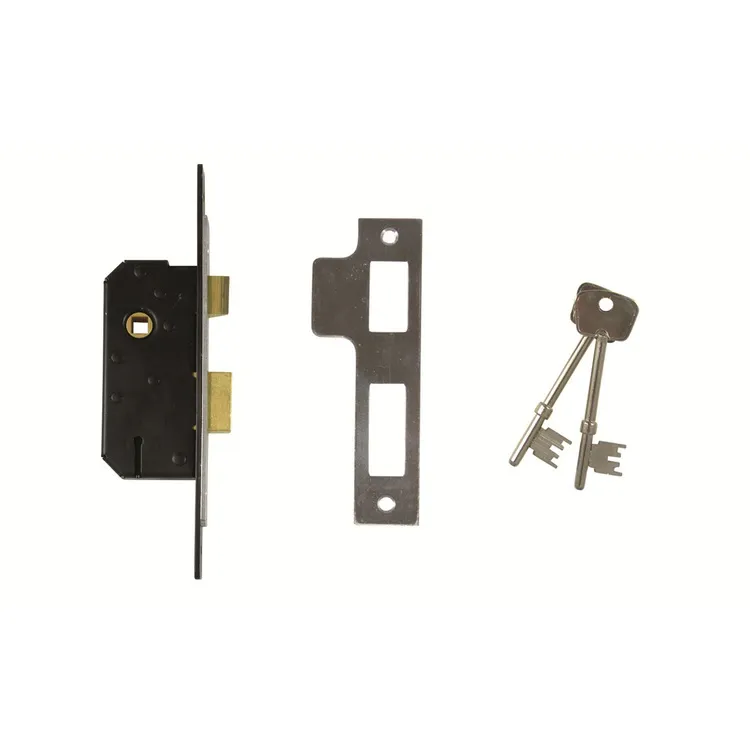 Willenhall M5 Non British Standard 5 Lever 2" Straight 19mm Extended Forend Mortice Sashlock