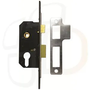 Willenhall M5 Euro 2" Mortice Sashlock FP25 Extended