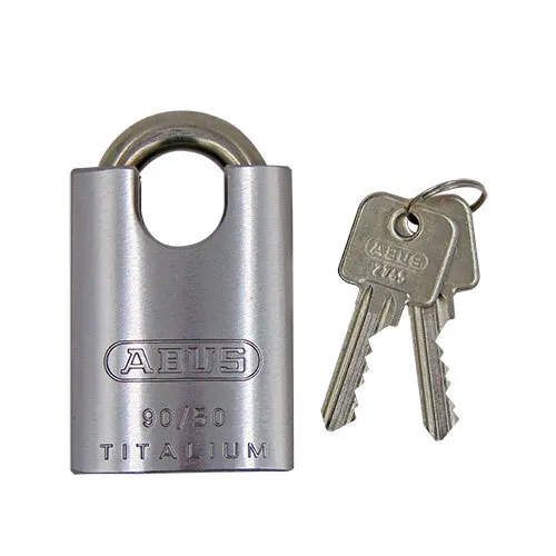 Abus 90RK Titalium 50mm Marine Grade Close Shackle Padlock