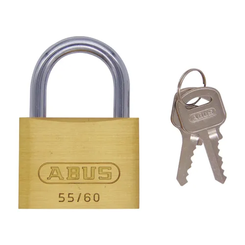 Abus 55 Series 60mm Open Shackle Brass Padlock