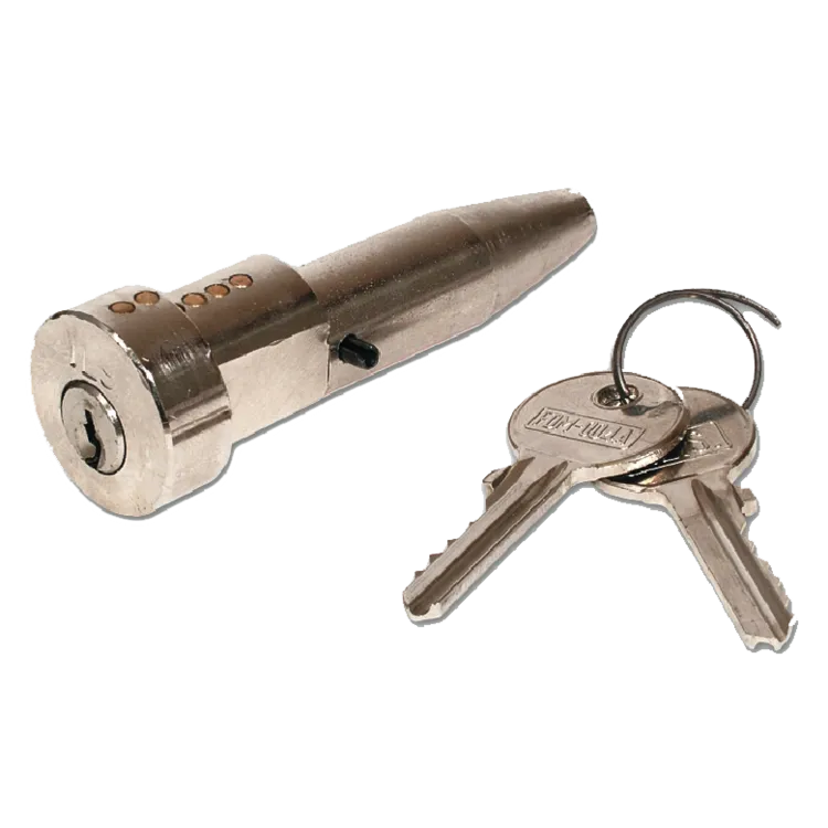 ILS Lock Sys FDM004 Round Cylinder Bullet Lock 83mm x 25mm x 29mm