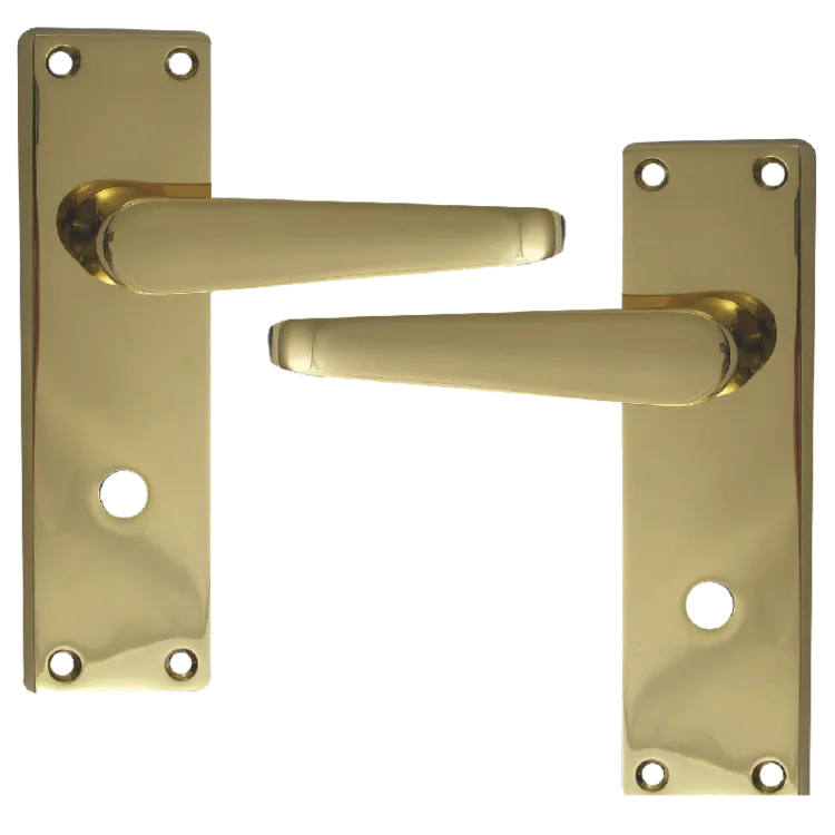 ASEC Victorian Plate Mounted Bathroom Lever Furniture