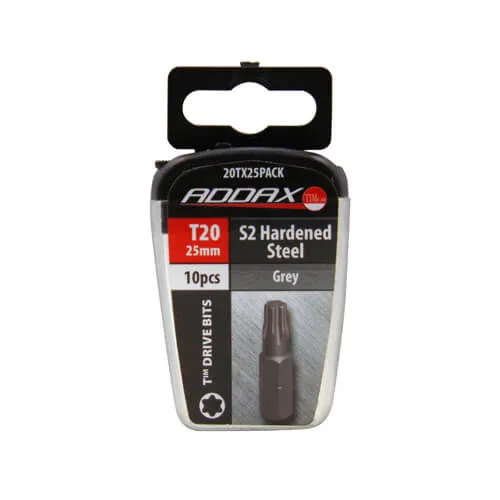 T20 Torx 20 Driver Bit 25mm (10 Pieces)