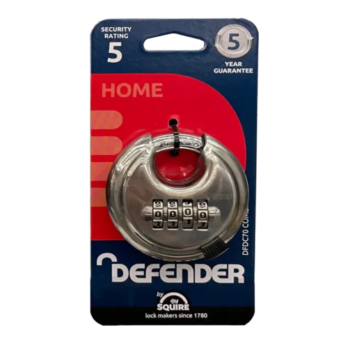 DEFENDER By Squire Combination Disc Padlock