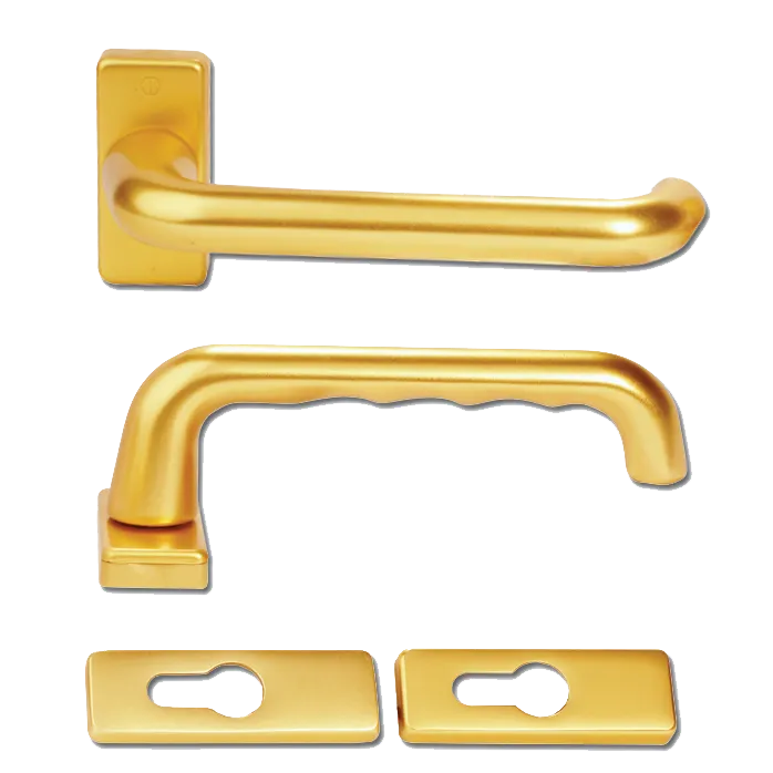 Hoppe Paris Handle Set for Patio Doors with Escutcheons