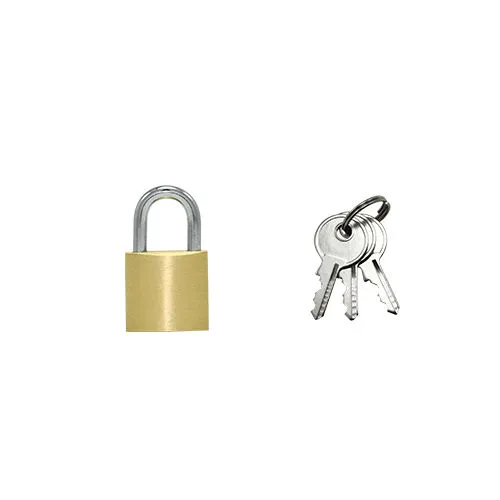 TSS 20mm Open Shackle Brass Padlock