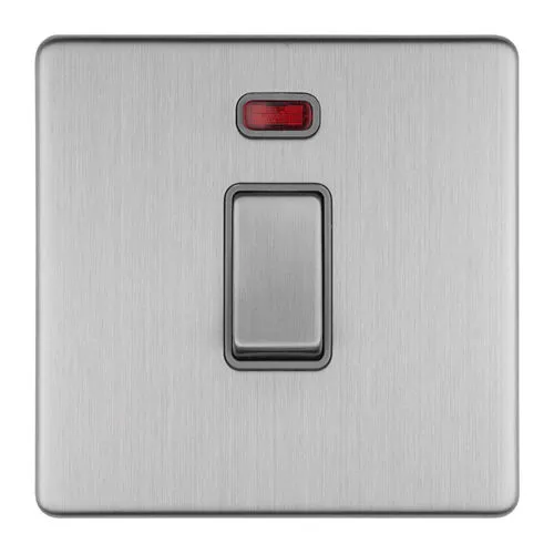Eurolite ECSS20ADPSWNG 2 GANG 20AMP DP SWITCH & NEON (LEAD TIME: 2-3 DAYS)