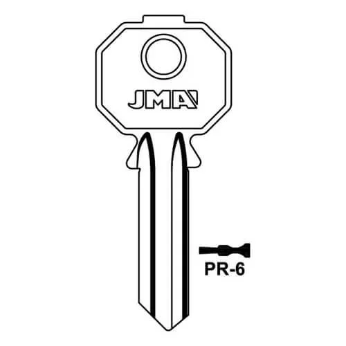 Copy Cylinder Cut Key - Steel