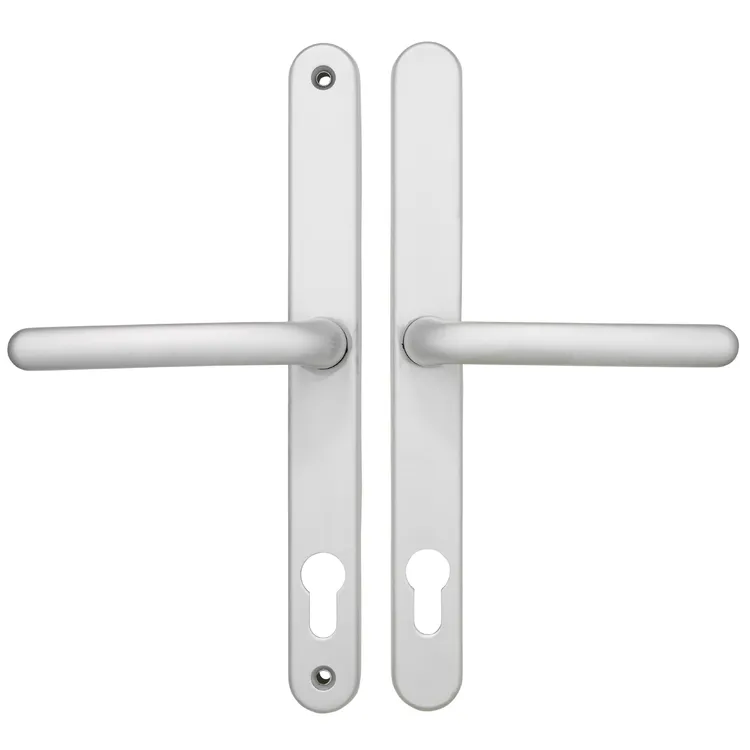 Fab & Fix Blenheim Lever Moveable Pad UPVC Multipoint Door Handles - 92mm/62mm PZ Sprung 240mm Screw Centres