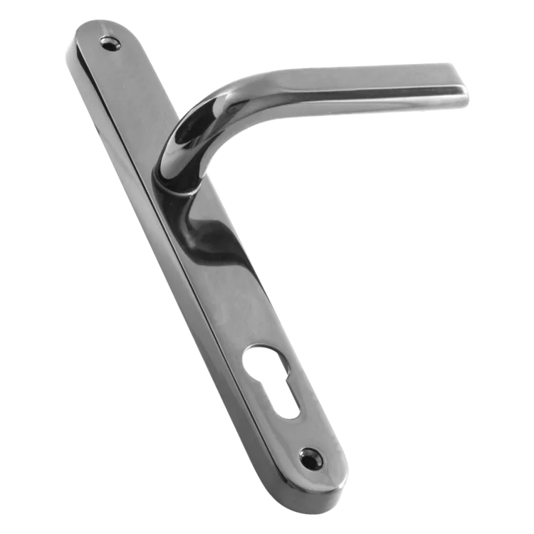 ASEC 85 Lever/Lever UPVC Furniture - 242mm Backplate