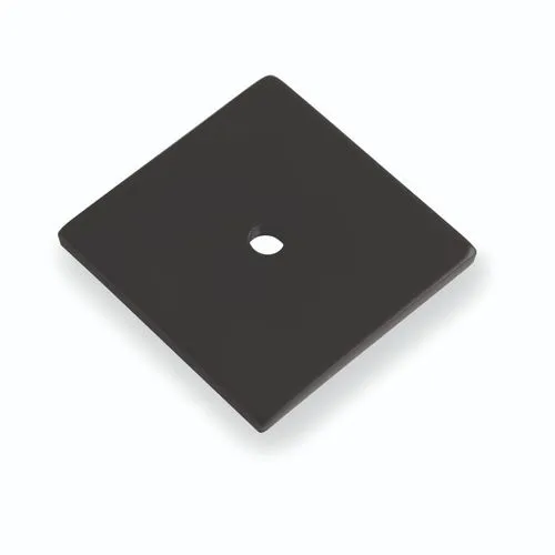 Alexander & Wilks AW893-38-BL Quantock Square Backplate - Black (LEAD TIME: 2-3 DAYS)