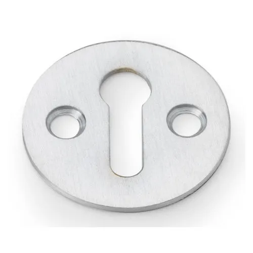 Alexander & Wilks AW399SC Victorian Standard Profile Escutcheon - Satin Chrome (LEAD TIME: 2-3 DAYS)