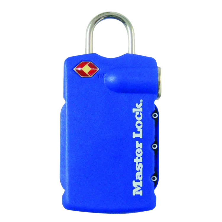 MASTER LOCK 4685 Combination Luggage Padlock - With Luggage Label