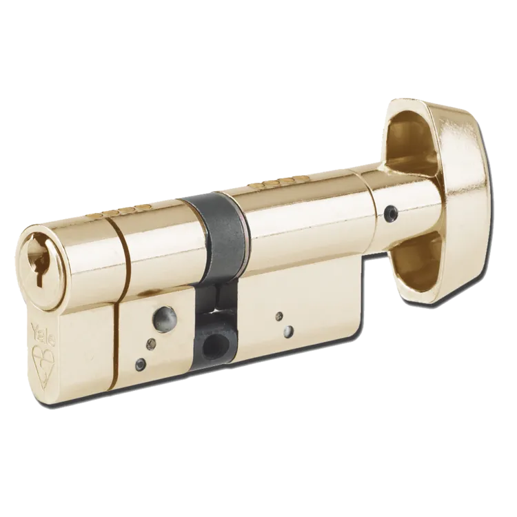 YALE Snap Resistant Euro Key & Turn Cylinder