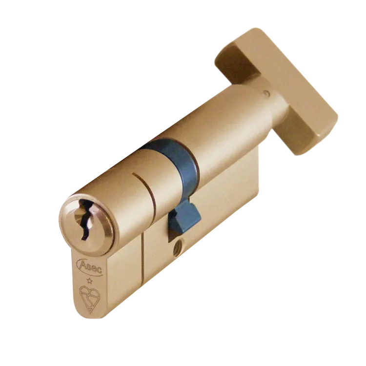 ASEC Kite BS 1 Star Kitemarked Euro Key & Turn Cylinder