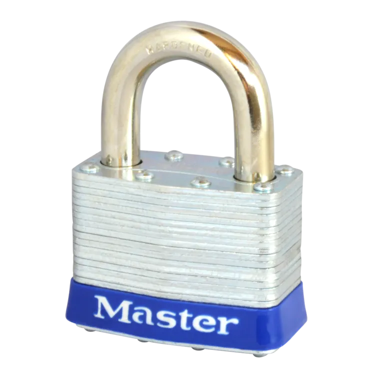 MASTER LOCK Open Shackle Unassembled Laminated Padlock