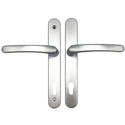 TSS Lever Lever UPVC Multipoint Door Handles - 92mm PZ - Sprung - 200mm Screw Centres