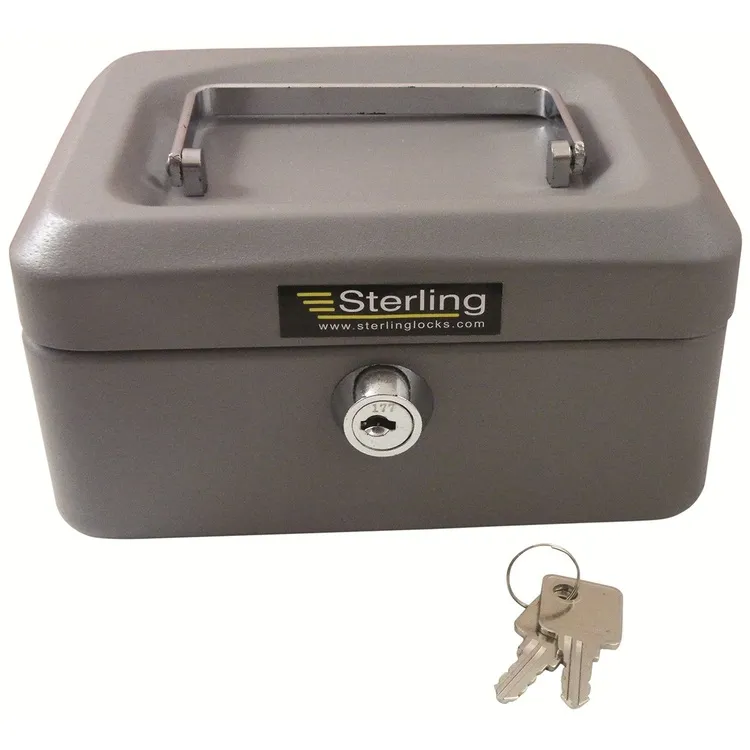 Sterling Key Locking Cash Box