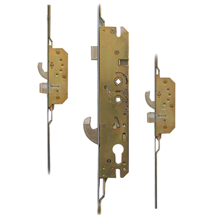 MILLENCO Lever Operated Latch & Hookbolt Twin Spindle - 2 Hook 2 Dead Bolt