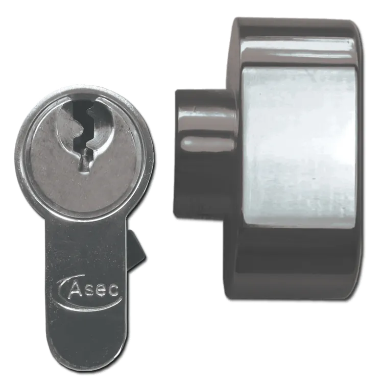 ASEC 6-Pin Euro Key & Turn Cylinder