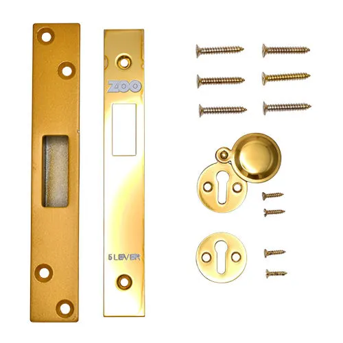 Zoo 5 Lever 3G110 Accessory Set Brass