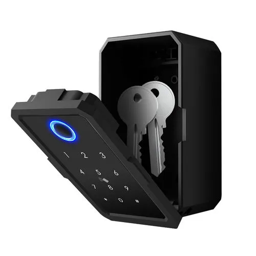 TTLock Bluetooth keysafe, supports PIN codes, Fobs, fingerprint and app.