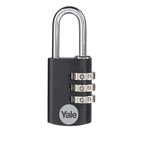 YALE YE3CB Aluminium Open Shackle Combination Padlock