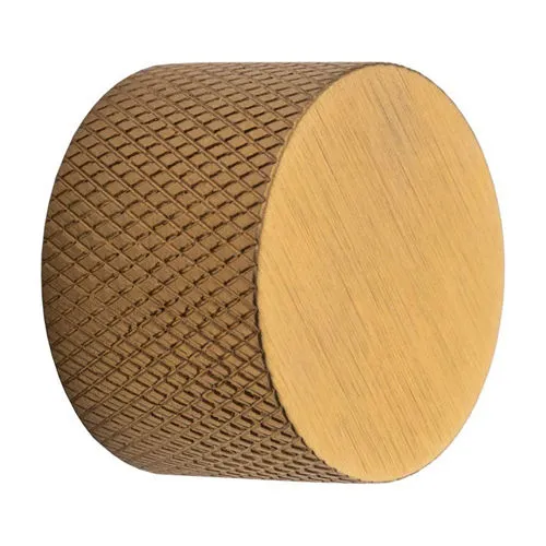 Eurolite SPKDIMSB Knurled Dimmer Knob Only - Satin Brass (LEAD TIME: 2-3 DAYS)