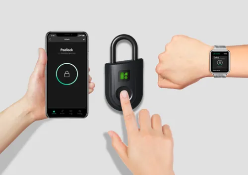 igloohome Smart Fingerprint Padlock Lite - Red