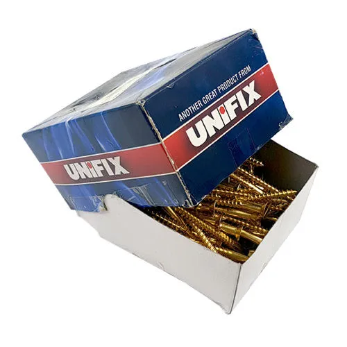JCP C/snk Slant Woodscrew 3x12" Brass x100