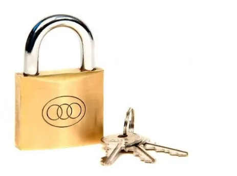 Tri Circle 20mm Open Shackle Brass Padlock