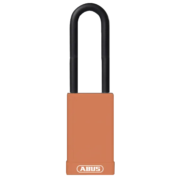 ABUS 74HB Series Long Shackle Lock Out Tag Out Coloured Aluminium Padlock