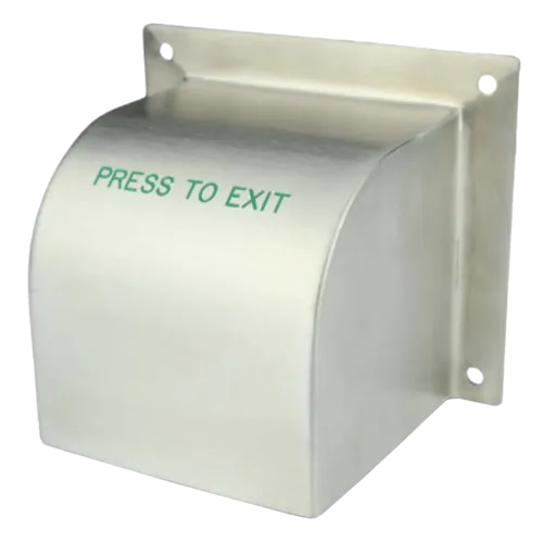 ASEC Exit Button Cover Stainless Steel