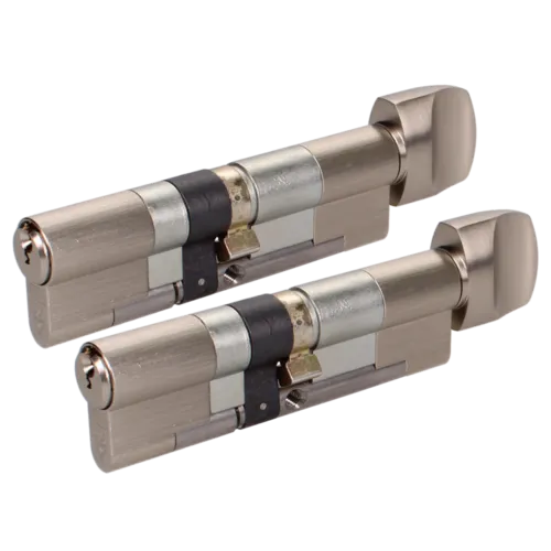 EVVA EPSnp Keyed Alike Pair KDZ Key & Turn Euro Cylinder 6 Keys TS007 3*